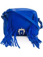 Paula Cademartori Didi Crossbody Bag, Women's, Blue, Calf Leather