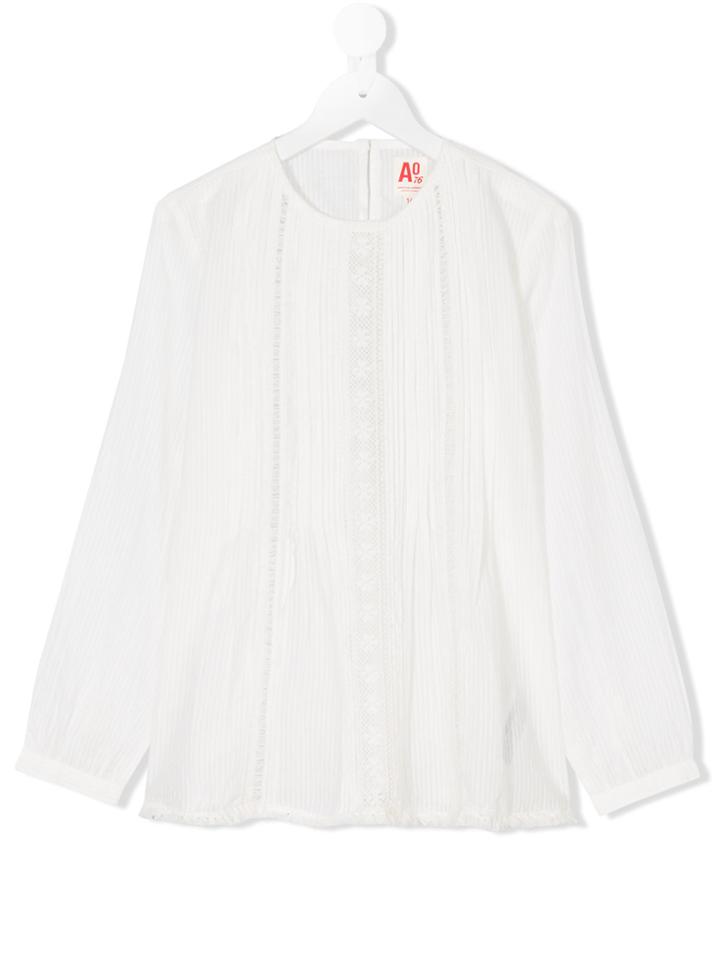 American Outfitters Kids Embroidered Long-sleeve Top - White