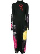 Yohji Yamamoto Pre-owned Contrast Panel Pocket Dress - Black