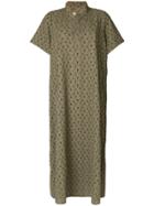 Labo Art Embroidered Maxi Dress - Nude & Neutrals
