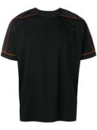Prada Contrast Piping Detailed T-shirt - Black