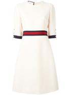 Gucci Web Waist Detail Dress - Nude & Neutrals