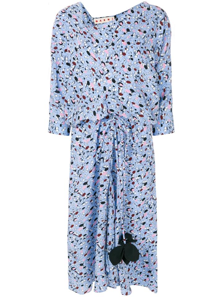 Marni Abbey Print Dress - Blue