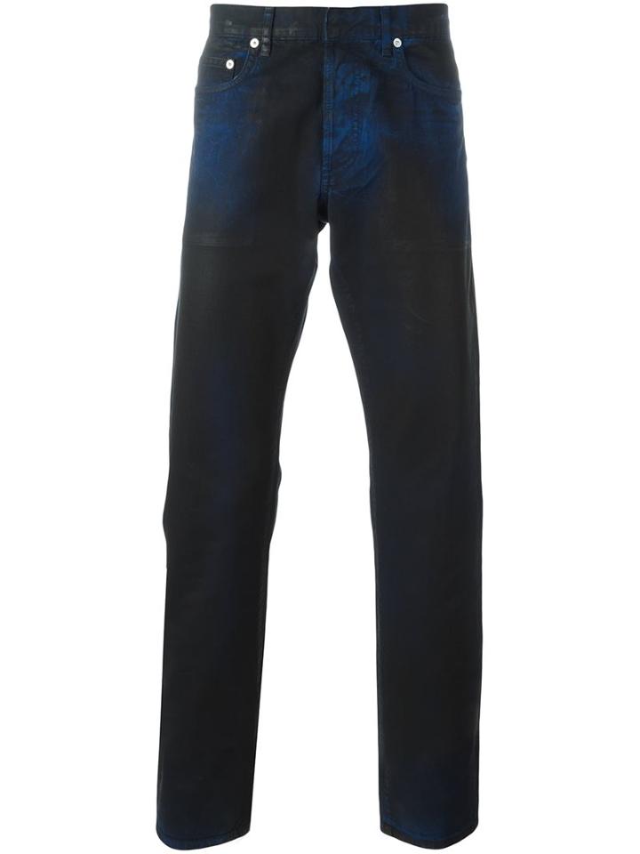 Dior Homme Straight Jeans, Men's, Size: 32, Blue, Cotton