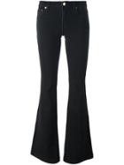 Michael Michael Kors Mid-rise Flared Jeans - Black