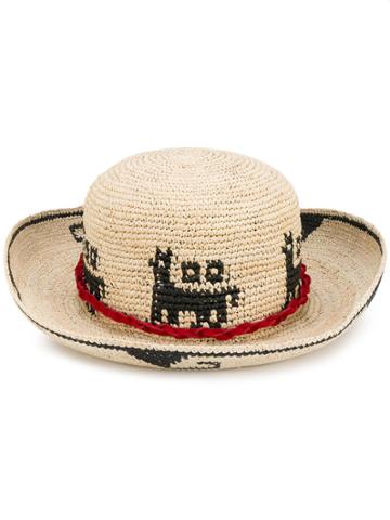 Ibo Maraca Lamina Aequatoria Hat - Nude & Neutrals