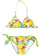 Mc2 Saint Barth Kids Teen Printed Two Piece Bikini - White