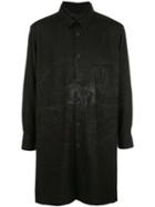 Yohji Yamamoto Printed Ram Shirt - Black