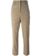 Golden Goose Deluxe Brand 'kenzie' Trousers, Women's, Size: Xs, Nude/neutrals, Cotton/viscose/cupro