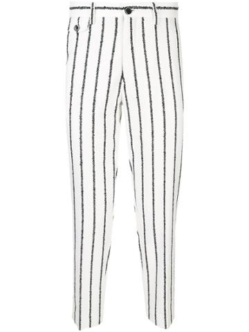 Education From Young Machines Patterned Chinos - White