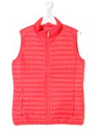 Save The Duck Kids Front Zipped Vest - Pink & Purple