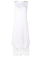 Nº21 Long Layered Two-piece Dress - White