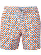 Capricode - Printed Swim Shorts - Men - Nylon - S, Yellow/orange, Nylon