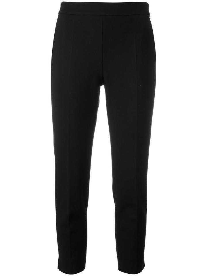 Max Mara Cropped Trousers, Women's, Size: 38, Black, Polyamide/viscose/spandex/elastane