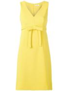 P.a.r.o.s.h. V-neck Shift Dress - Yellow