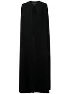 Monique Lhuillier Floor Length Cape - Black