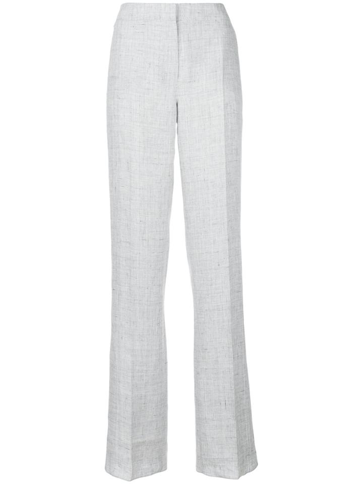 Max Mara High Waisted Pleated Trousers - Grey