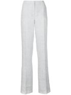 Max Mara High Waisted Pleated Trousers - Grey