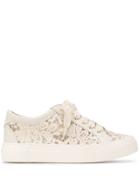 Agl Lace Design Sneakers - White