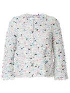 Coohem Spring Paint Tweed Jacket - Grey