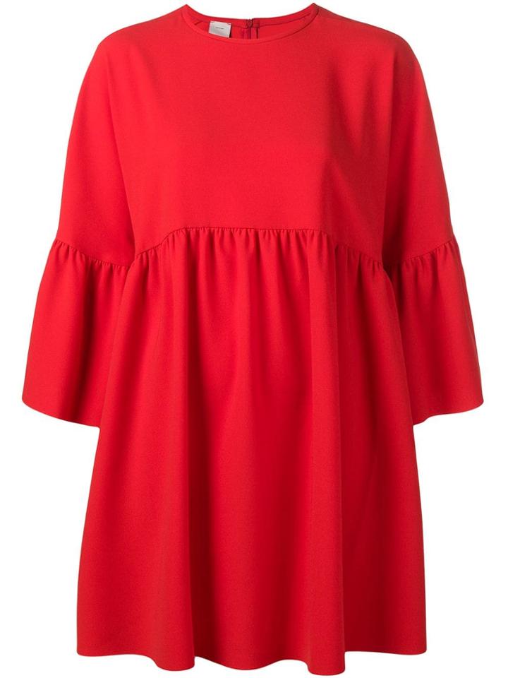 Pinko Three-quarter Sleeve Dress - Red