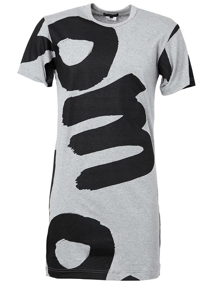 Comme Des Garçons Homme Plus Printed Logo Line T-shirt
