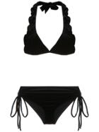 Adriana Degreas Velvet Bikini Set - Black