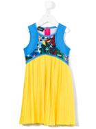 Dsquared2 Kids Bimaterial Fancy Dress, Toddler Girl's, Size: 4 Yrs, Yellow