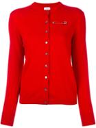 Le Kilt Fine Cashmere Cardigan, Women's, Size: Small, Red, Cashmere