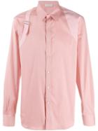 Alexander Mcqueen Buckled Detail Shirt - Pink