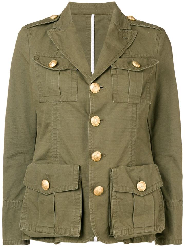 Dsquared2 Short Militay Jacket - Green