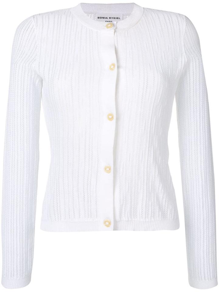 Sonia Rykiel Slim-fit Cardigan - White