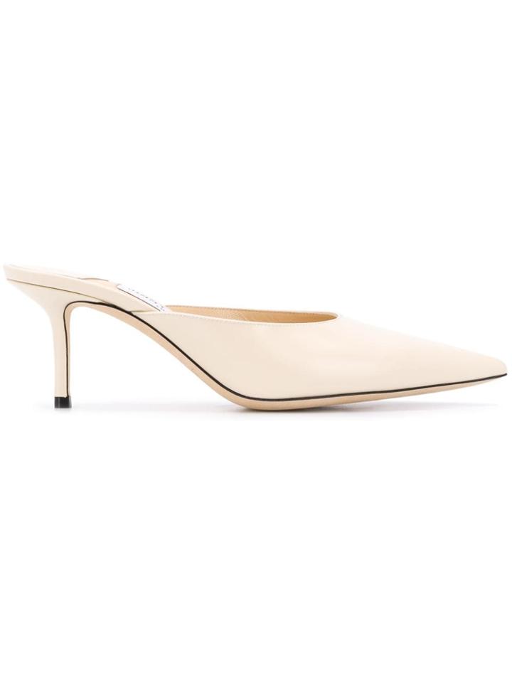 Jimmy Choo Rav 65 Mules - Neutrals
