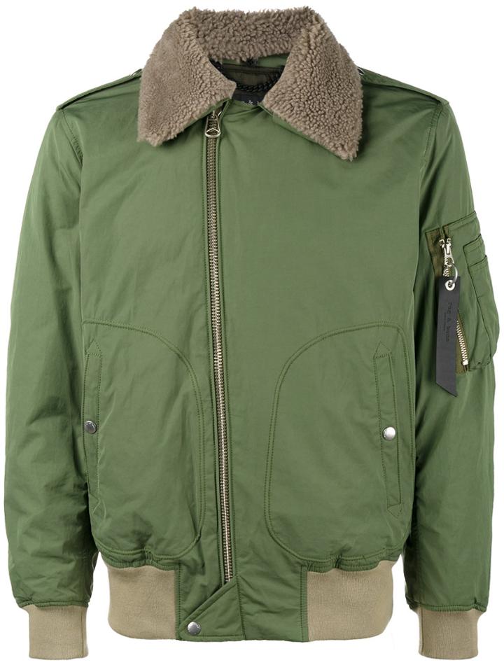 Rag & Bone Flight Bomber Jacket - Green