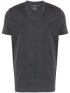 Majestic Filatures Plain V-neck T-shirt - Grey