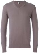Eleventy V-neck Sweater, Men's, Size: Xxxl, Pink/purple, Cashmere