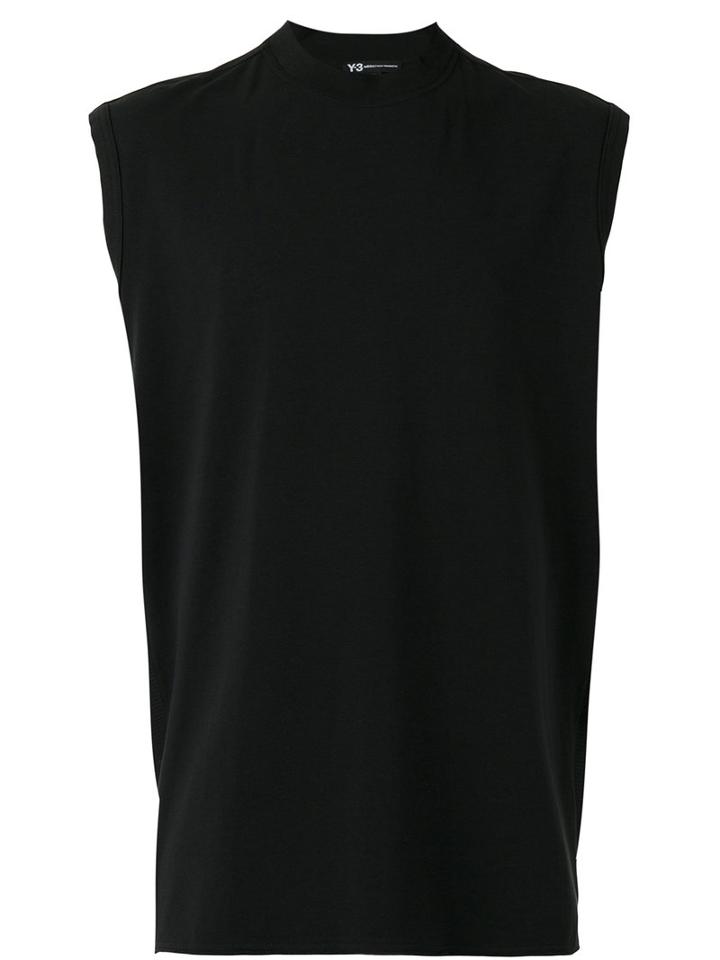 Y-3 Nomand Tank Top, Men's, Size: Large, Black, Cotton/spandex/elastane
