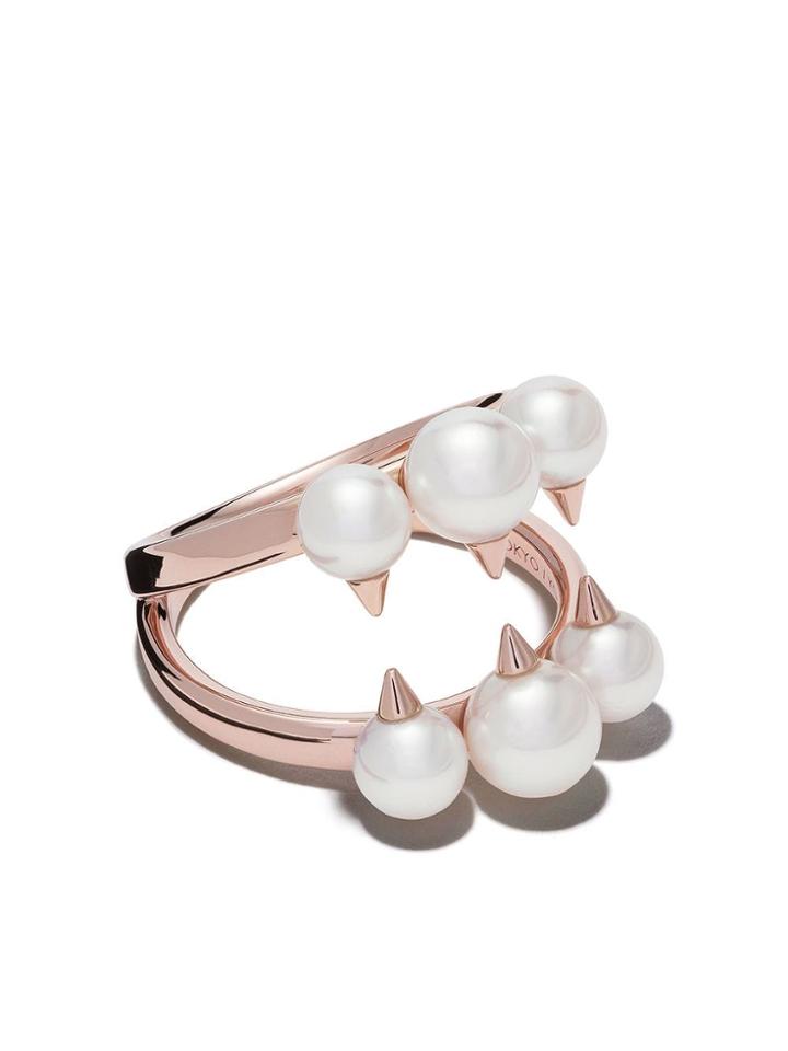 Tasaki 18kt Rose Gold Danger Signature Ring - Sakura Gold