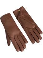 Burberry Deerskin Gloves - Brown