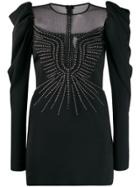 John Richmond Studded Cocktail Dress - Black