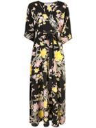 Dvf Diane Von Furstenberg Eloise Maxi Wrap Dress - Black