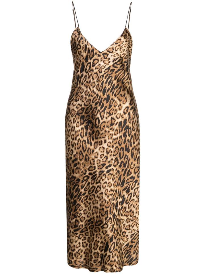 Nili Lotan Ginger Slip Dress - Gold