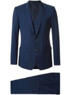 Dolce & Gabbana Three Piece Suit, Men's, Size: 54, Blue, Polyamide/spandex/elastane/cupro/virgin Wool