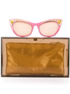 Charlotte Olympia 'spectacle Pandora' Clutch, Women's, Nude/neutrals