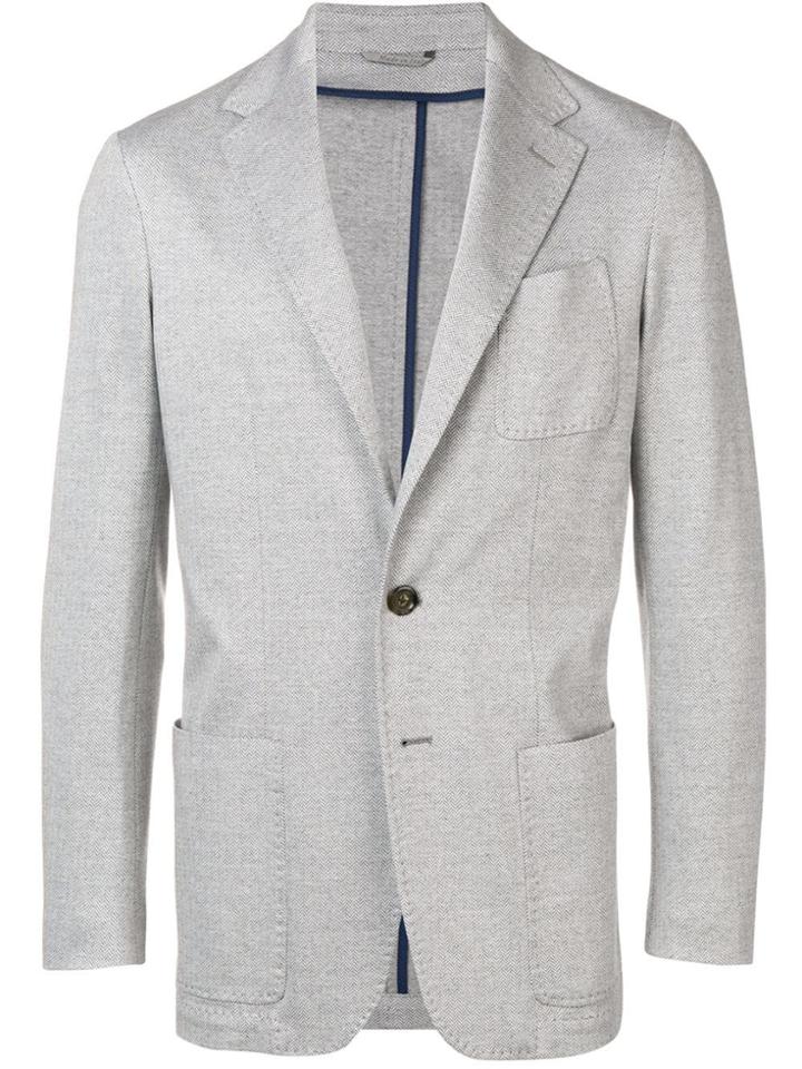 Canali Straight Fit Blazer - Grey