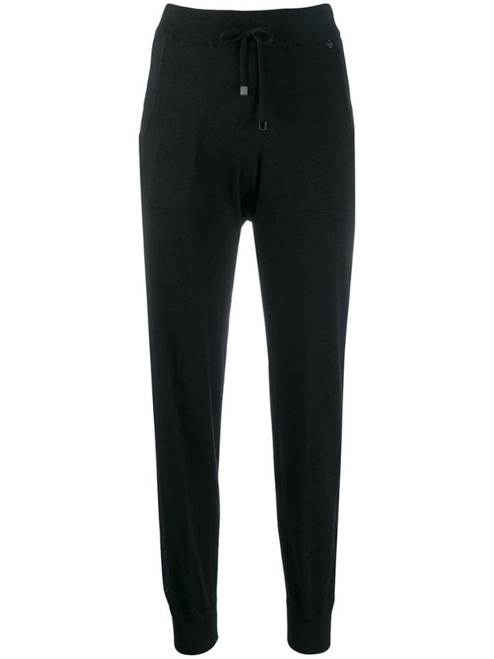 Twin-set Jersey Trackpants - Black