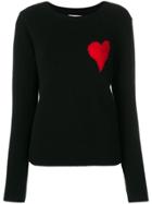 Chinti & Parker Confetti Heart Jumper - Black