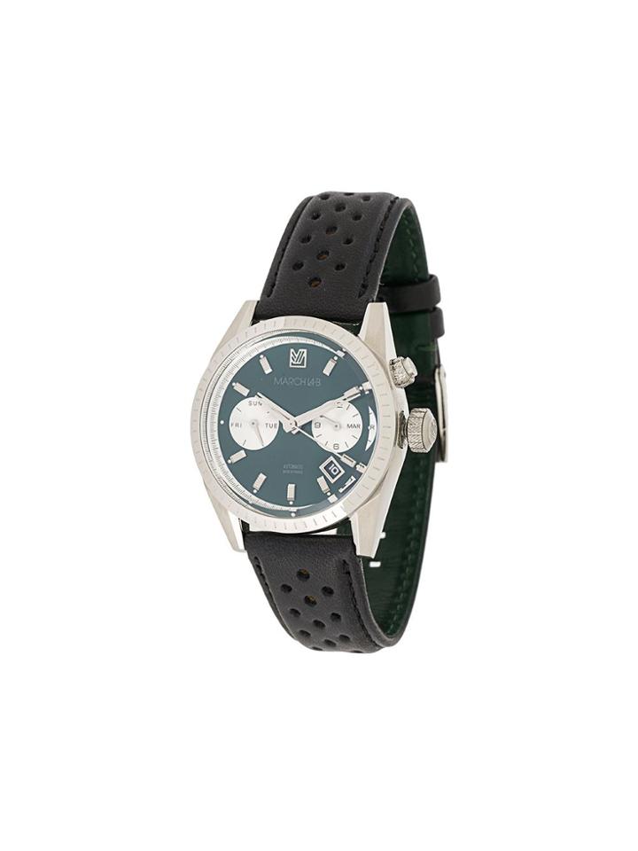 March La.b Agenda Automatic Forest 38mm - Silver