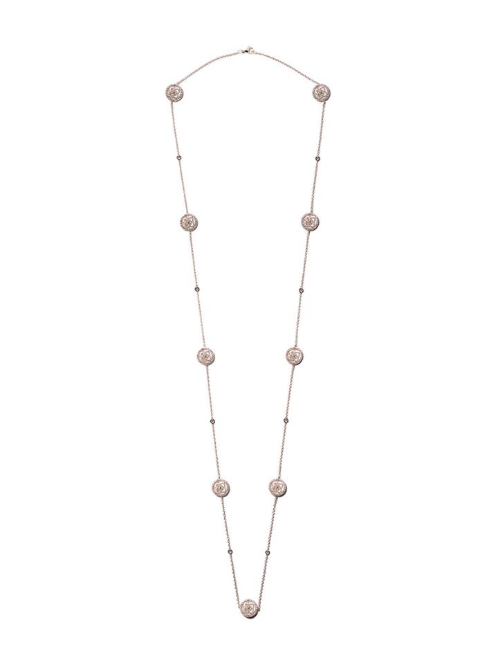 De Beers 18kt Rose Gold Enchanted Lotus Mother-of-pearl Sautoir