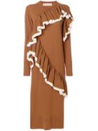 Marni Stocking-stitched Dress - Brown